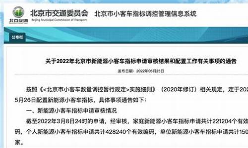 北京市小客车指标摇号申请_北京市小客车指标摇号申请官网